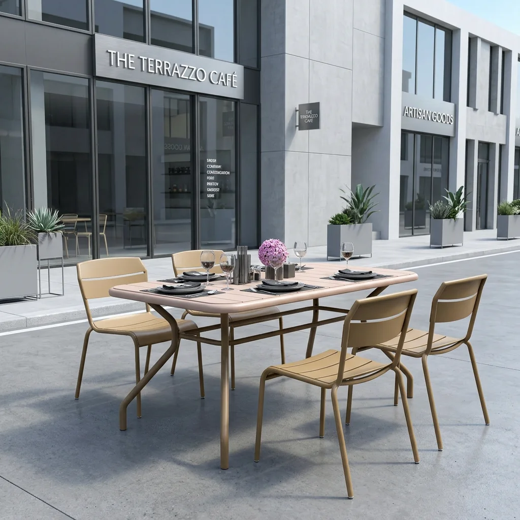 Ensemble de table à manger en  - Outdoor Furniture Zone avis et prix