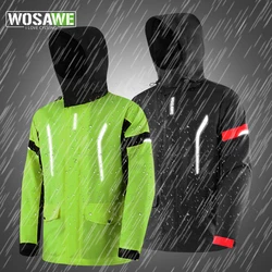 WOSAWE Waterproof Raincoat Men Women Lightweight Hooded Rain Coat Outdoor Motorcycle Camping Hiking Cycling Climbing Jacket