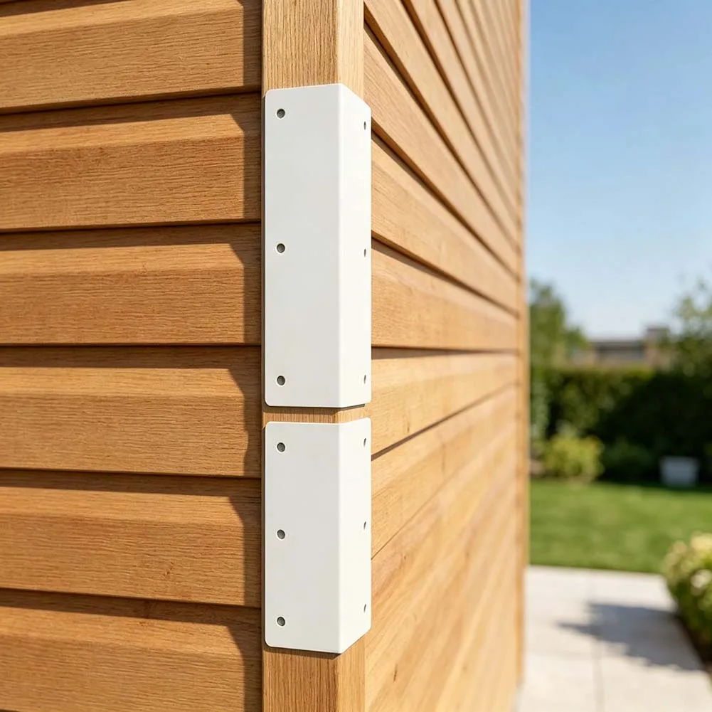 For Exterior Wall Corner Guard Stainless Steel 89 Degree White for Metal Siding Vinyl Siding 30cm 40cm 2 pcs Outdoor Ready