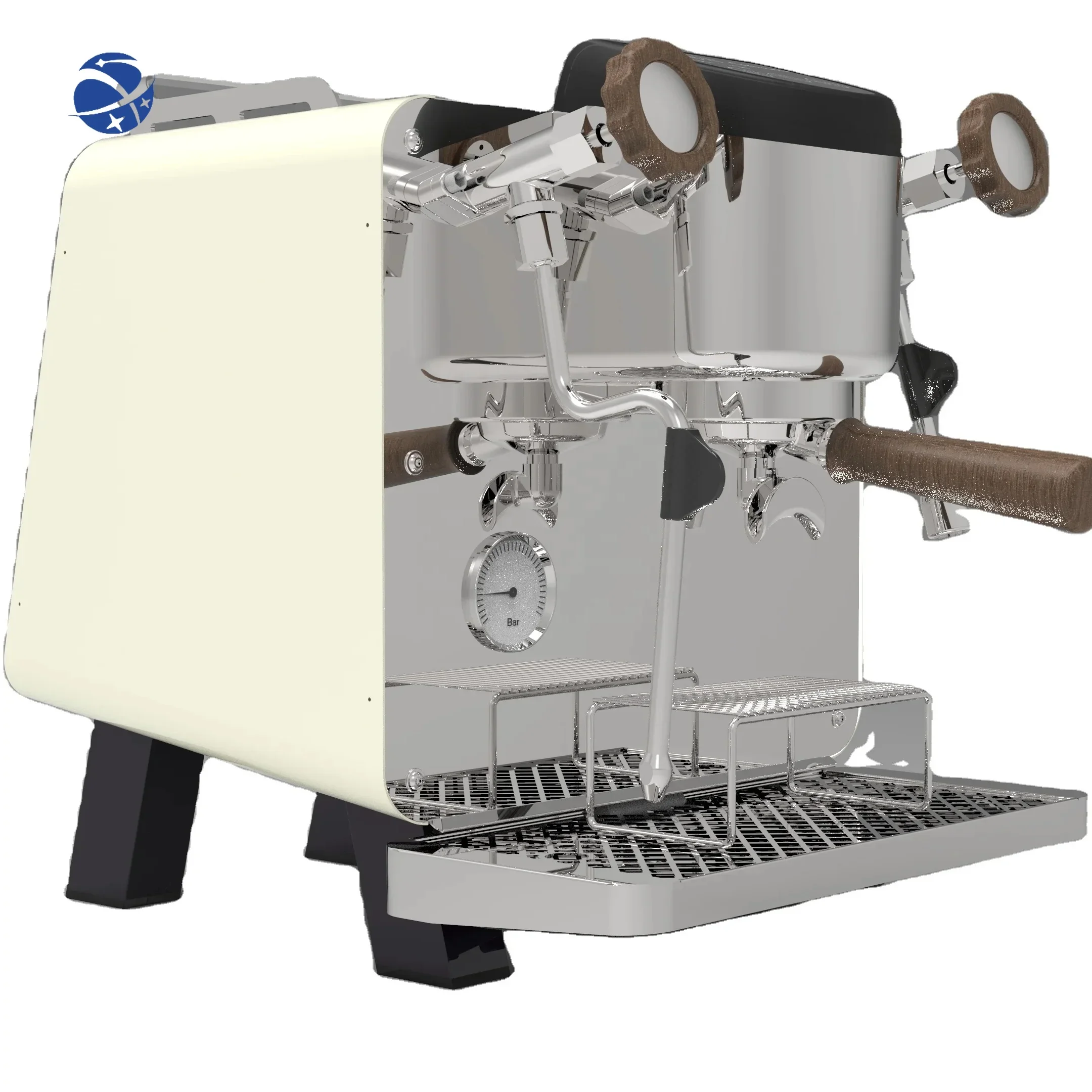 YUNYI Professional Semi Automatic Italian Coffee Machine Electric Coffee Maker Commercial Processing Equipment for cafe