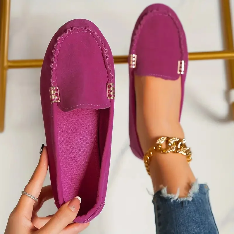 Women Flats New Casual Lightweight Flat Loafers Shoes Trendy Versatile Comfortable Mary Jane Shoes for Women Zapatos De Mujer