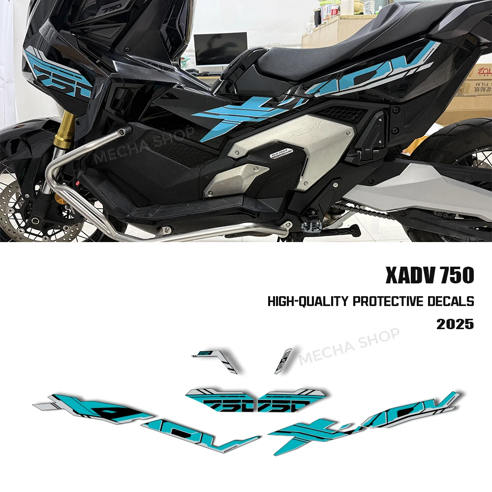 Für X-ADV 750 X ADV 750 2025 Kratzschutz-Aufkleber XADV 750 Aufkleber PVC-Aufkleber