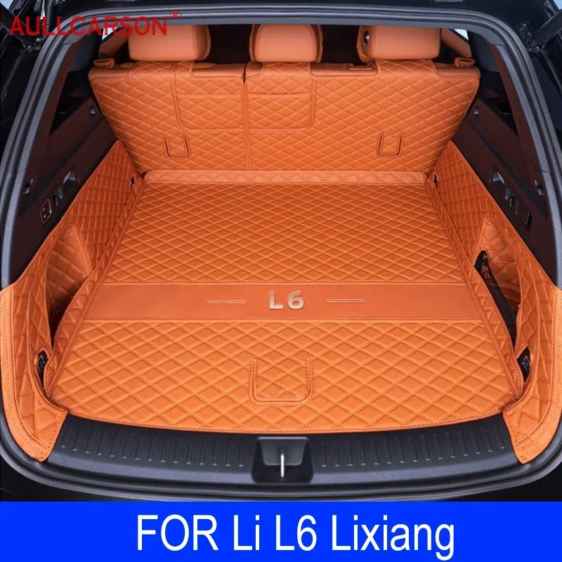 

Для Lixiang LI L6 2024 2025 коврики для багажника искусственная кожа прочный подкладка для груза коврики для багажника полное покрытие автомобильные аксессуары