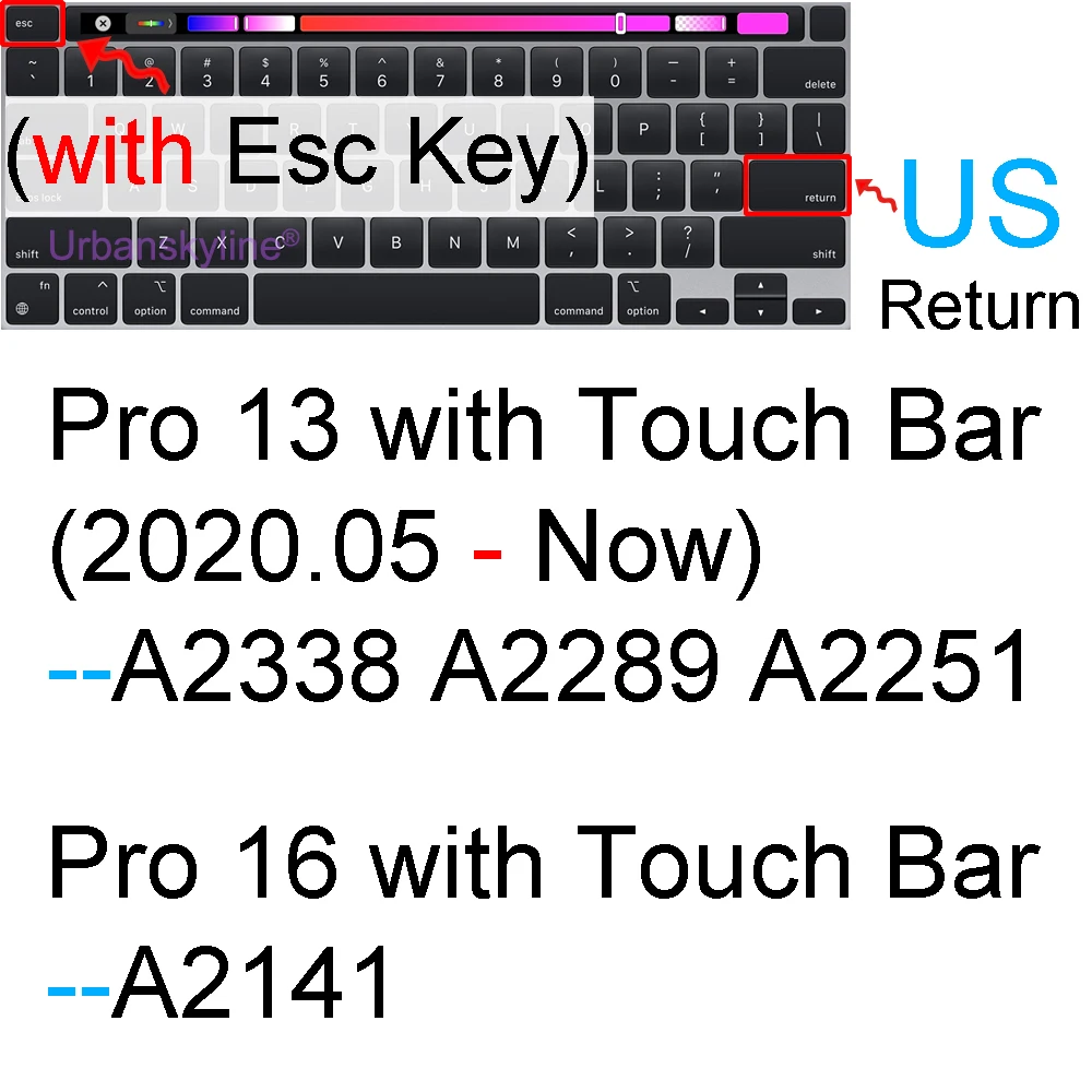 Tastatur Abdeckung für Macbook Air 13 M1 11 Pro 13 14 Max 16 Touch Bar ID 15 17 12 Retina silikon Protector Haut Fall A2337 A2442