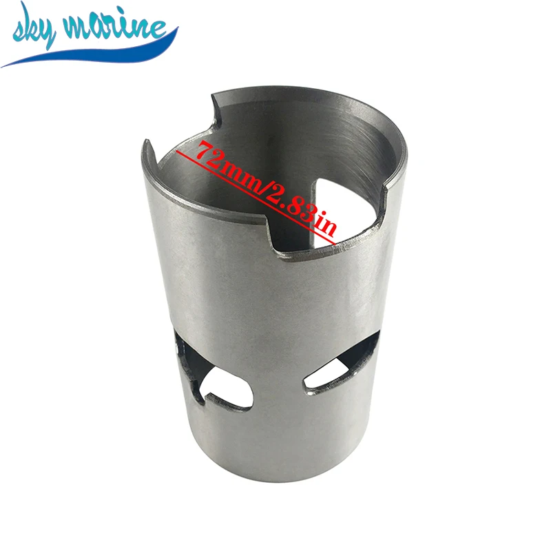 61N-10935-00 Cylinder Liner Sleeve for For YAMAHA 30HP 2 stroke outboard motor Inside Diameter (I.D.): 72 MM 61N-11312-00