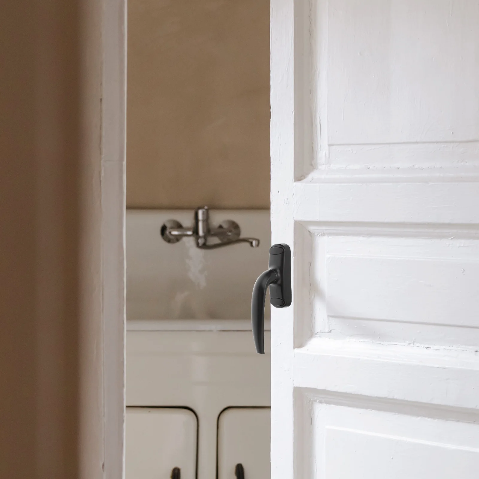 

2pcs Window Pull Handle Zinc Alloy Door Lock Thickened Durable Interior Bathroom Home Separate Sliding Door Handles For