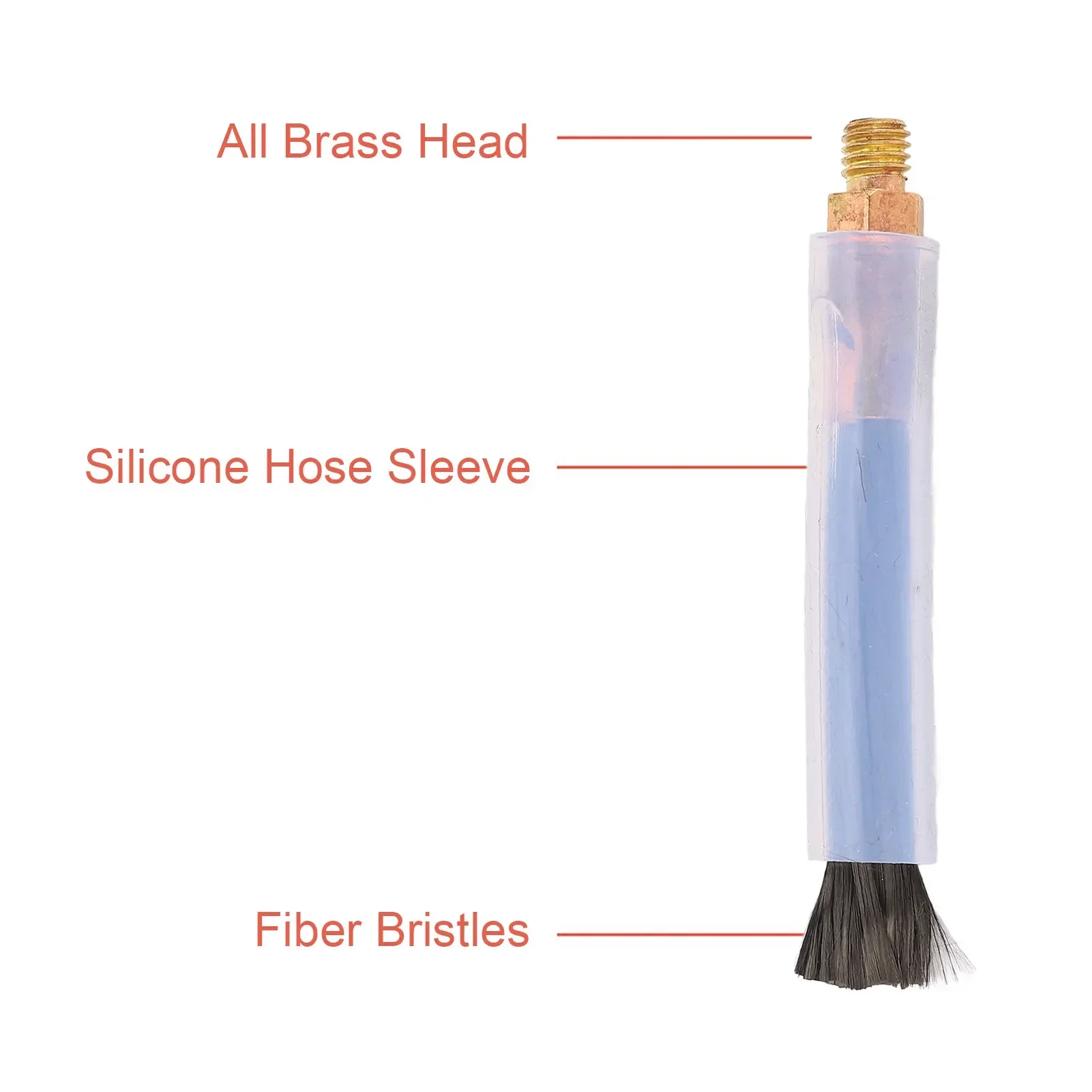 Weld Bead Cleaning Brushes Brass Head  Brush for Welding Seam Processor Joint Cleaner Welding Bead Processor Brush