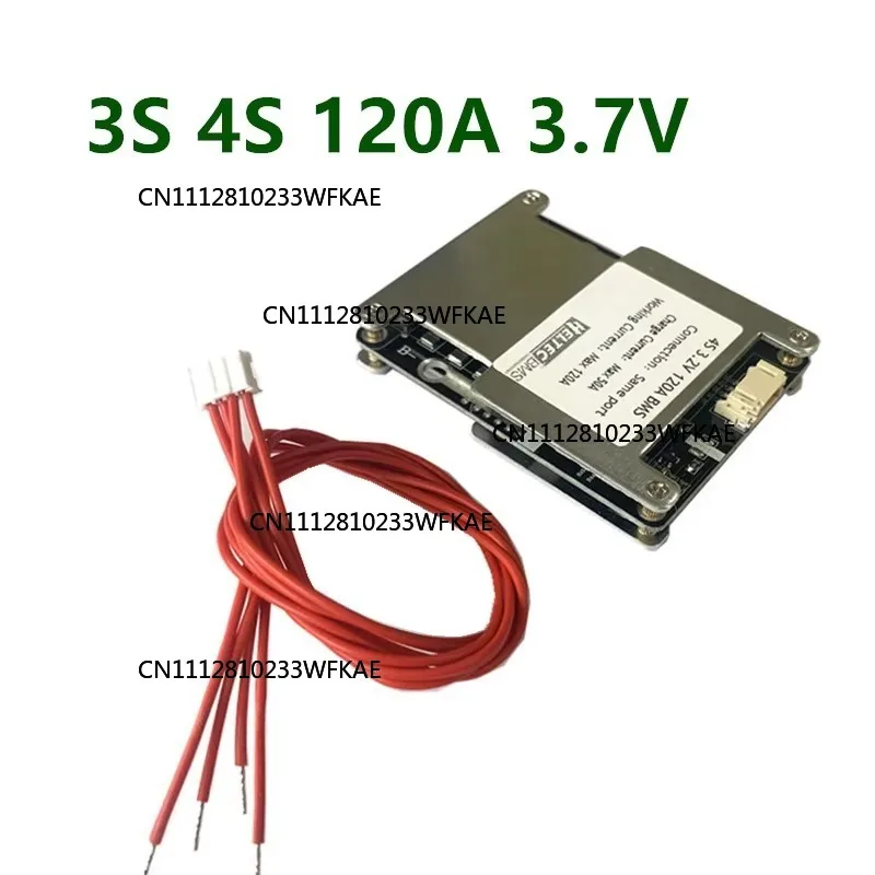 3S 4S 100A 300A Li-ion/LiFePO4 Lithium Battery Protection Board BMS 18650 with Balance for UPS Inverter Motorcycle 12.6V/16.8V