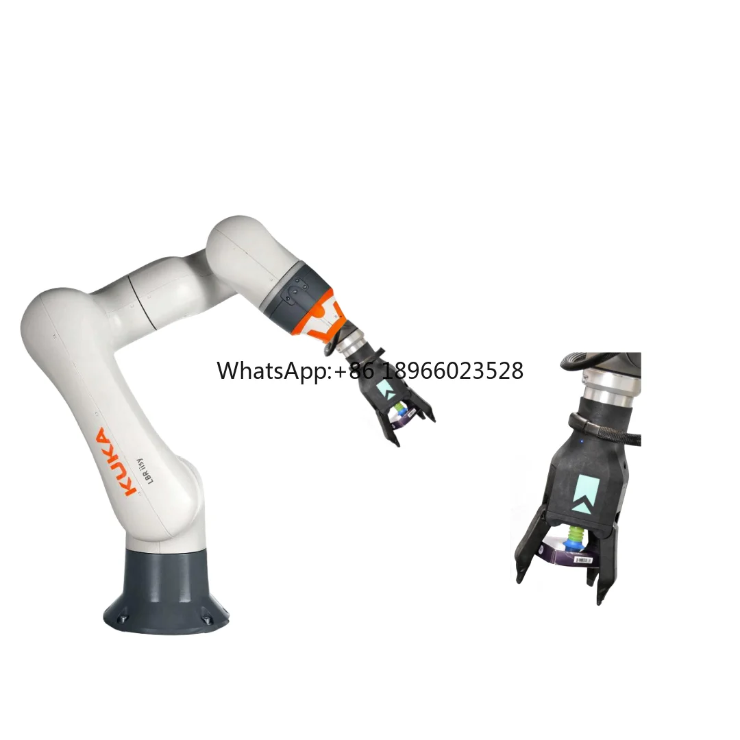 KUKA LBR iisy 3 R760 Payload 6kg Collaborative Robot With Righthand Gripper As Handling Cobot Robot