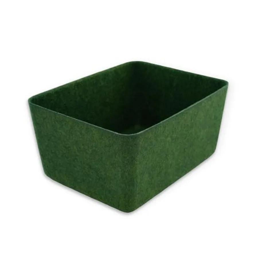 

Felt deep Storage Bins lidded Drawer Organizer Caddy for junk stuff stationery makeup jewelry closet bathroom minimalist lifest