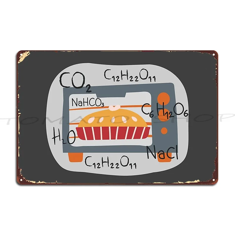 Chemistry In The Kitchen Metal Sign Club Wall Decor Cinema Garage Decoration Iron Tin Sign Poster