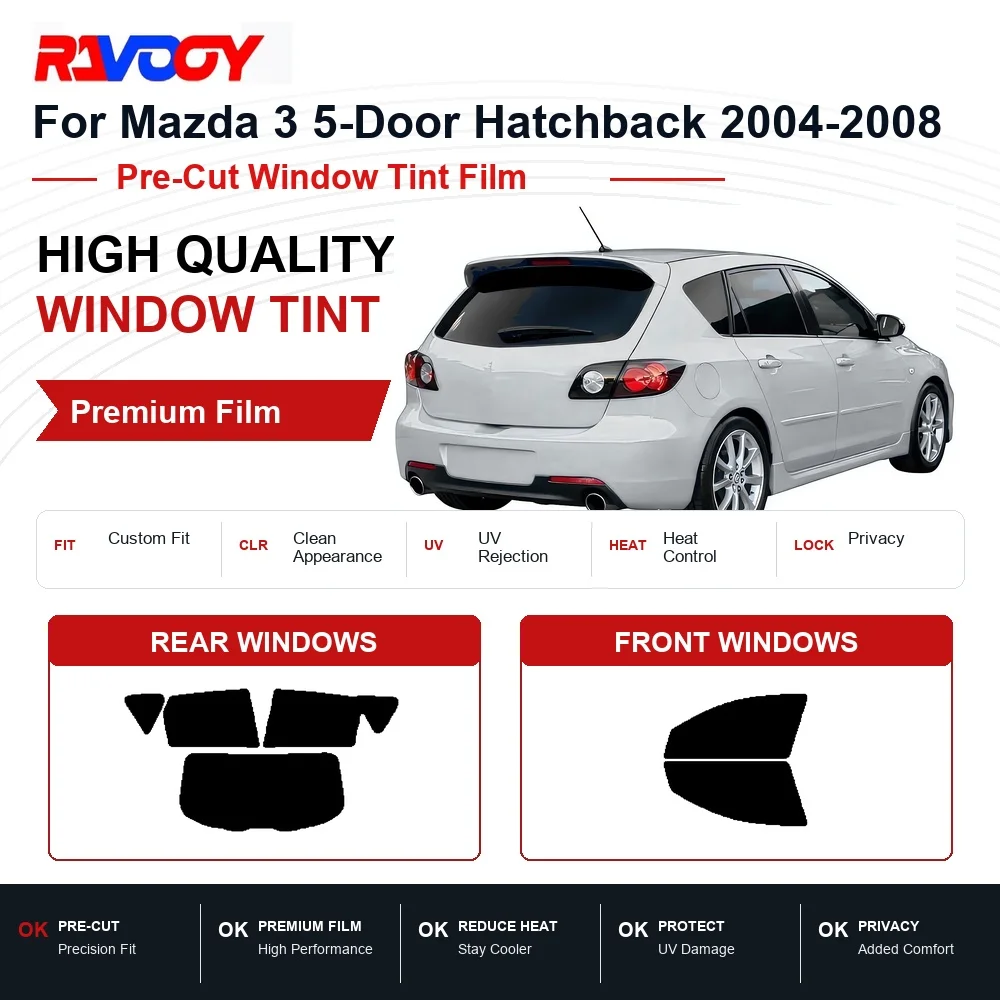 premium-pre-cut-window-tint-for-mazda-3-5-door-hatchback-2004-2008-front-rear-windows-uv-heat-rejection-privacy-film