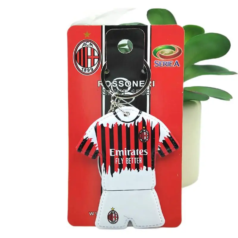 Football Jersey Keychain Metal Soccer Team Shirt Key Ring Football Fan Bag Charm Sports Souvenir Gift Collectible Accessory - view 5