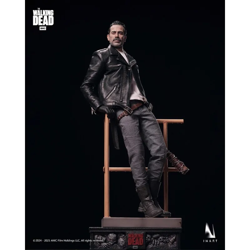 Brand New In Stock INART The Walking Dead Season 8 Negan Smith Movable Collectible Action Figure Model Toys Gifts For Fans view 5