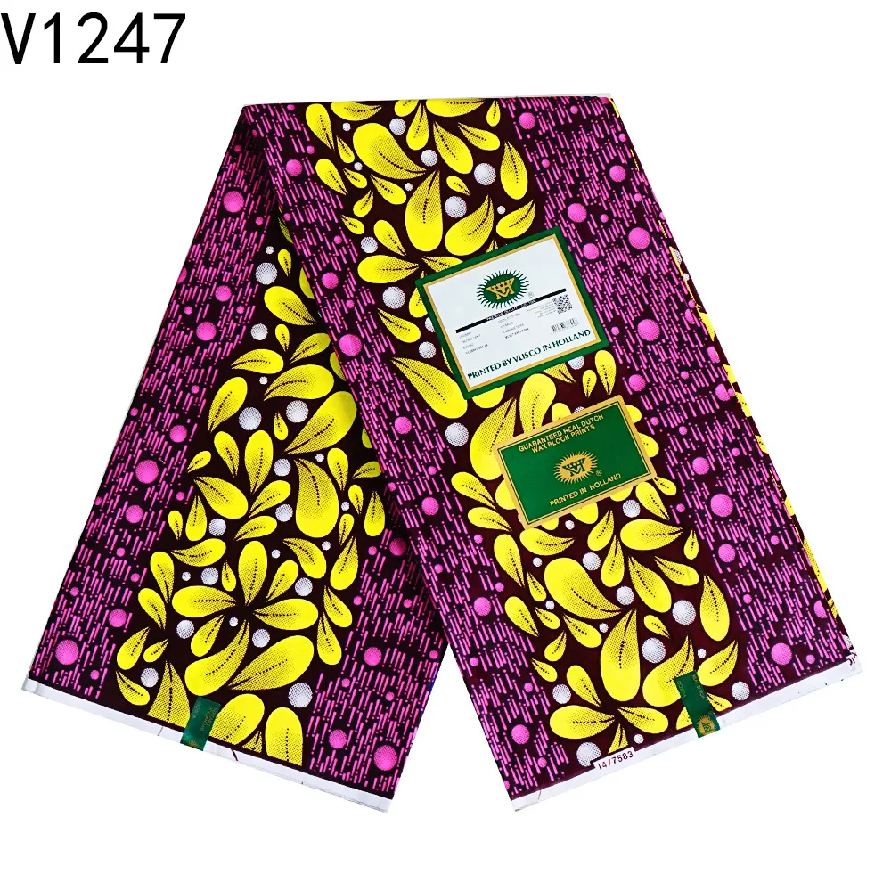 แท้แอฟริกันผ้าขี้ผึ้งนุ่ม 6 หลาอังการาสไตล์ Retro พิมพ์ผ้าบาติกคุณภาพสูงผู้หญิงงานแต่งงานชุดเย็บผ้าฝ้าย 100%