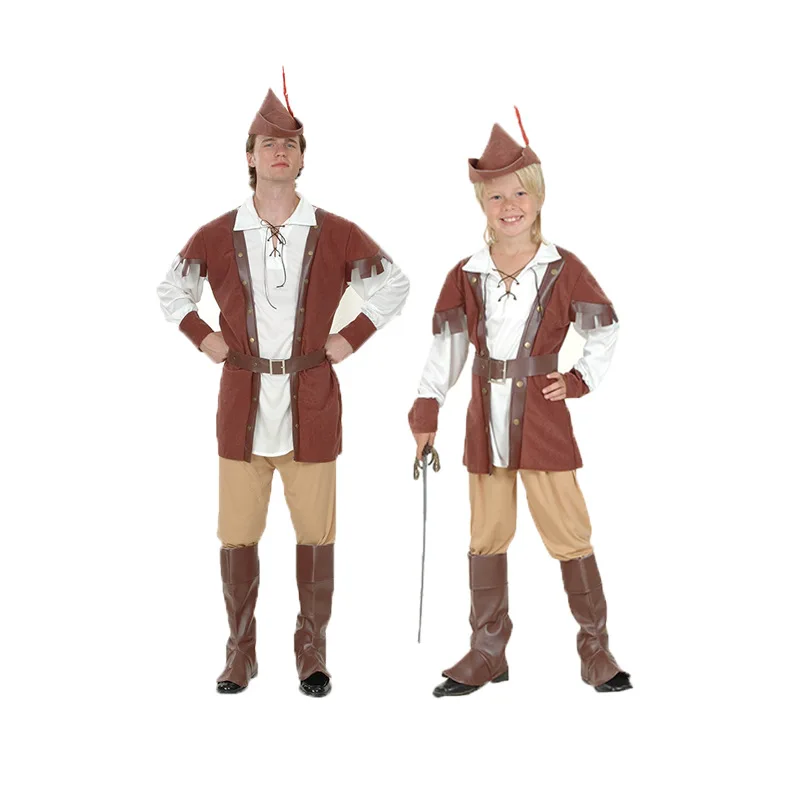 

Мужские костюмы кигуруми-охотника для косплея, карнавальный костюм на Хэллоуин, детский день, праздничное платье для мальчиков, одежда для выступлений