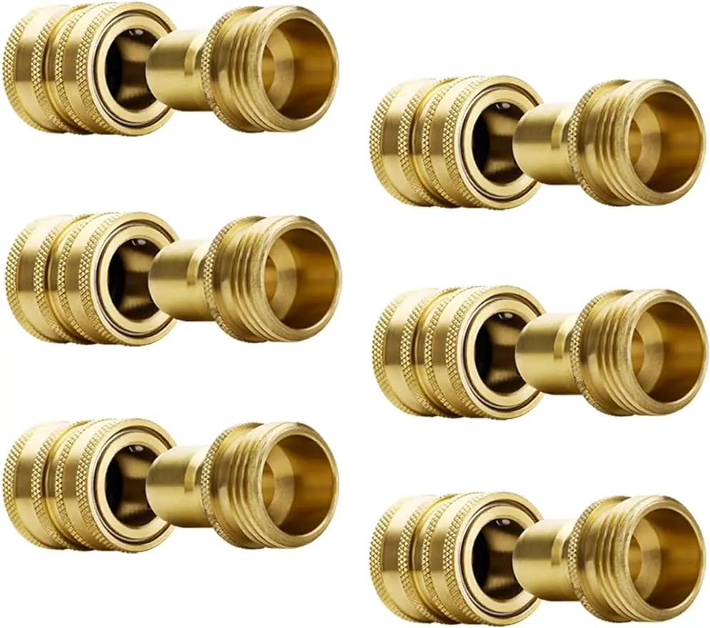  Garden Hose Quick Connect Water Hose Fittings - 3/4