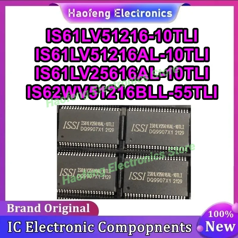 

5 шт. IS61LV51216-10TLI IS61LV51216AL-10TLI IS61LV25616AL-10TLI IS62WV51216BLL-55TLI TSOP44 IC чипсет новый на складе