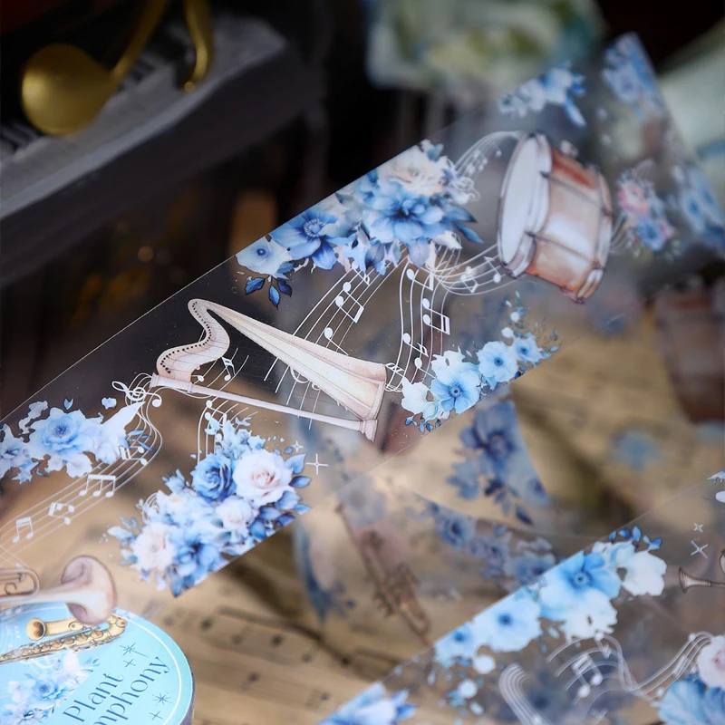 Mr. Paper 2Style 3Rolls/book Note Flower Cluster Theme PET Tape DIY Handbook Material Creative Decorative Tape