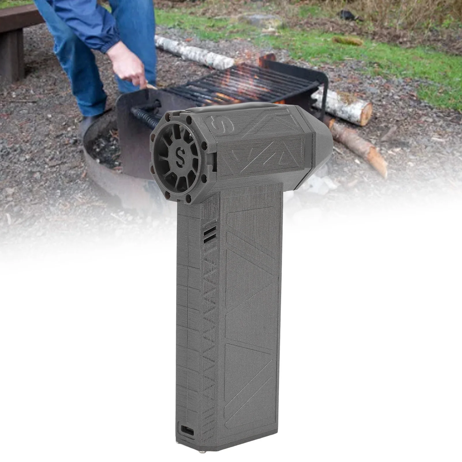 

200000RPM 180W Compact Jet Fan Mini Blower High Speed Portable Rechargeable Multi Purpose Stepless Type C Fast Charging