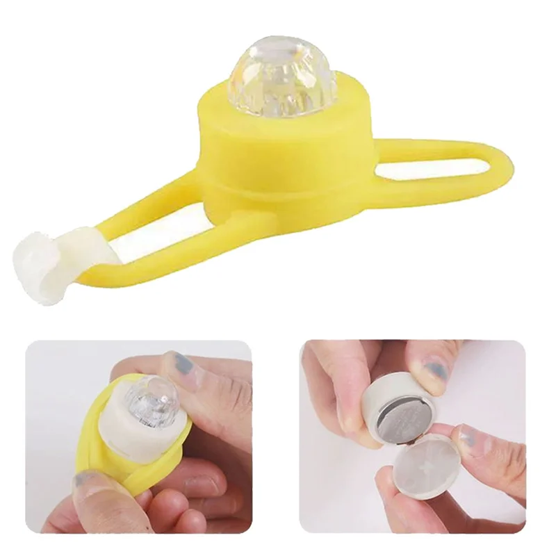 بكميات كبيرة أشرطة إضاءة للدراجات دراجة جرس بطة دراجة Airscrew خوذة محرك الرياح ركوب أضواء القرن حزام (ليست بطة)-AT20