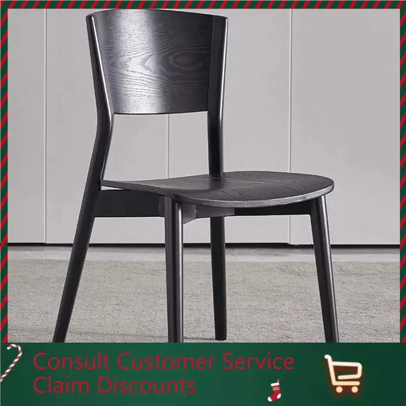 

Деревянные простые обеденные стулья, современные минималистичные дизайнерские домашние обеденные стулья для гостиной, стулья для салонов, мебель из Китая