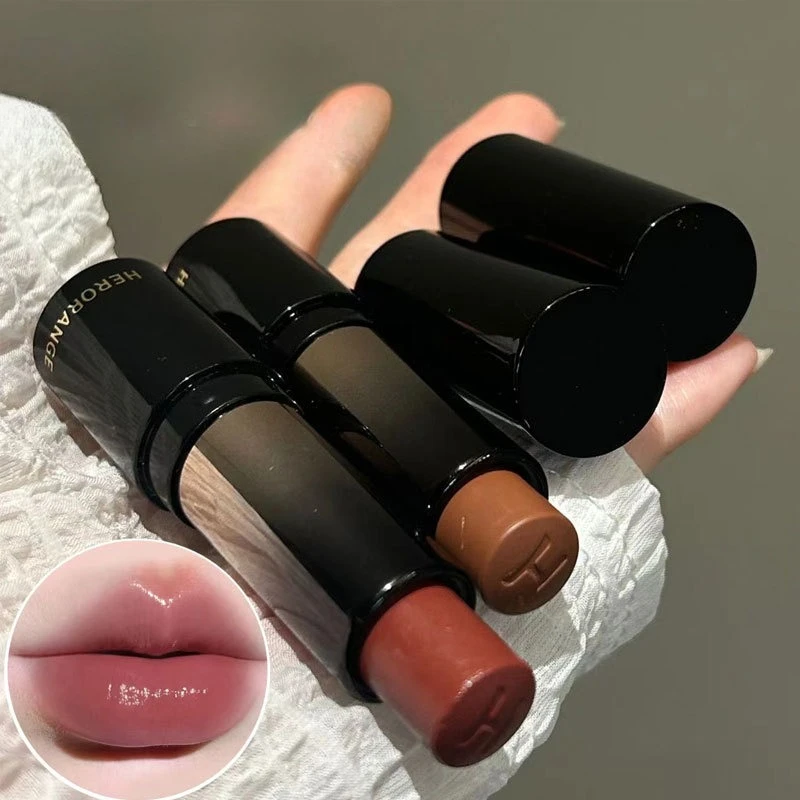Low Saturation Multitasking Stick Lip Cheek Tint Water Shine Finish 12H Wear for Natural Flush Effect Makeup Daily Party Use