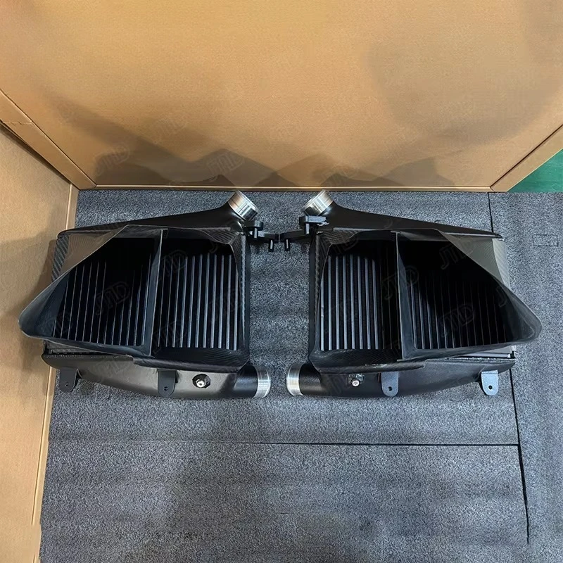 Performance Intercooler Kit for  C8 RS6/RS7 4.0T V8 Biturbo, Includes Carbon Fiber Shroud, Direct Fit Cooling Upgrade