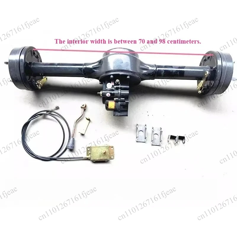 Trike Motor Parts Electric Tricycle Rear Axle Assembly with 160 Drum Brake Integrated Gear Shift Rear