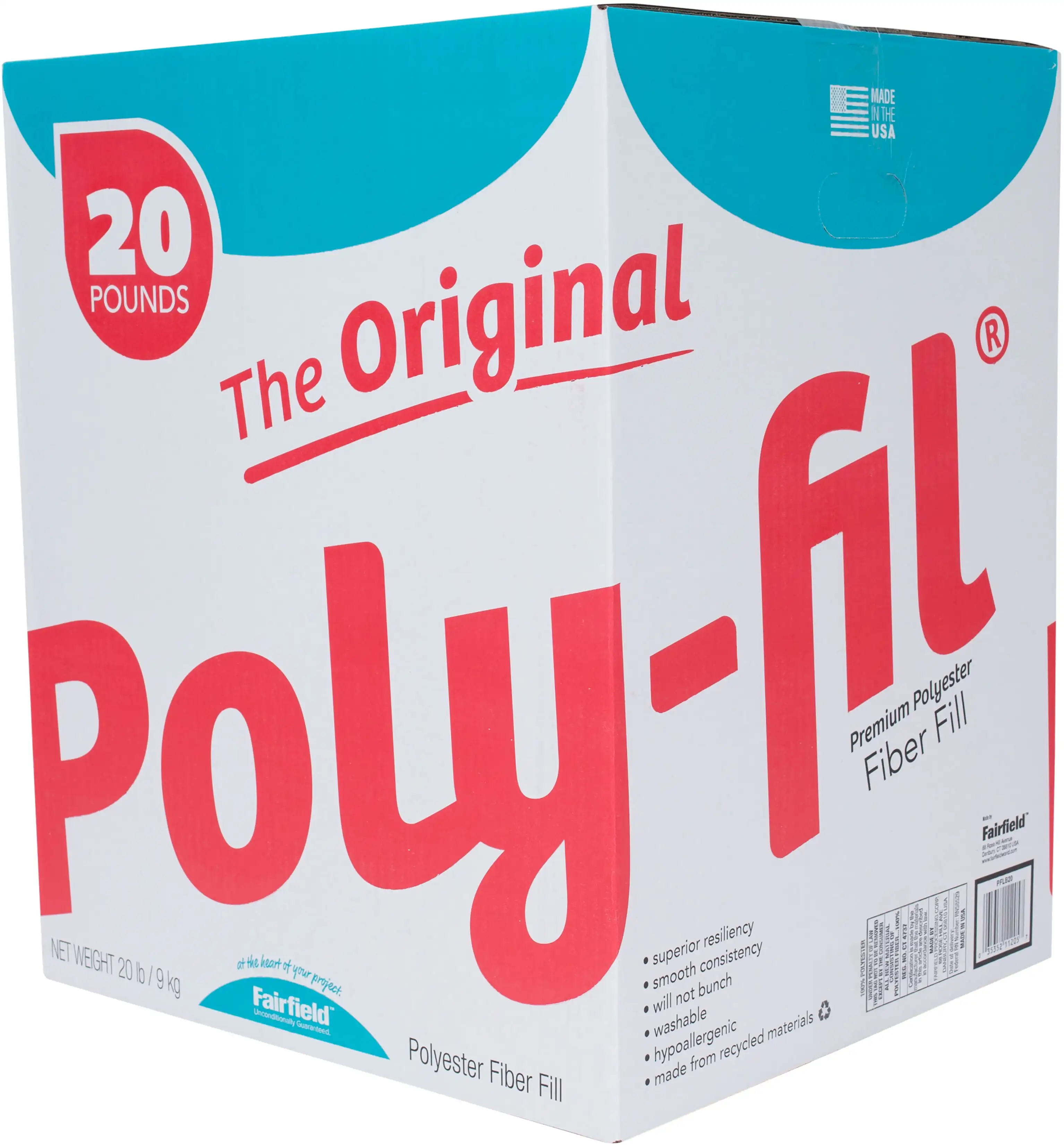 A saída original do poli-fil®Premium Polyester Fiber Fill Box, 5lb