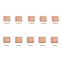 20*20MM 15*15MM 0.1mm-1.2mm Laptop Copper Sheet Plate Strip Shim Thermal Pad Heatsink Sheet For GPU CPU Chip RAM Cooling tools