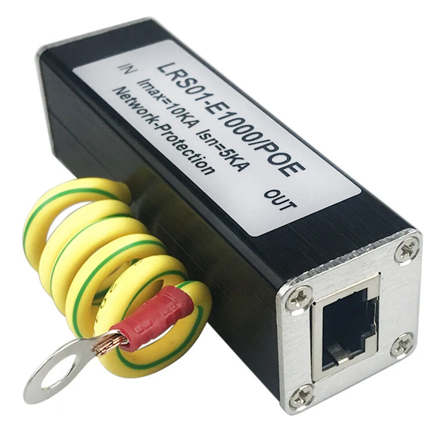 

B24B 100/1000M POE IP-камера Сетевой коммутатор POE RJ45 и POE Устройство защиты от перенапряжения Разрядник SPD 1000M