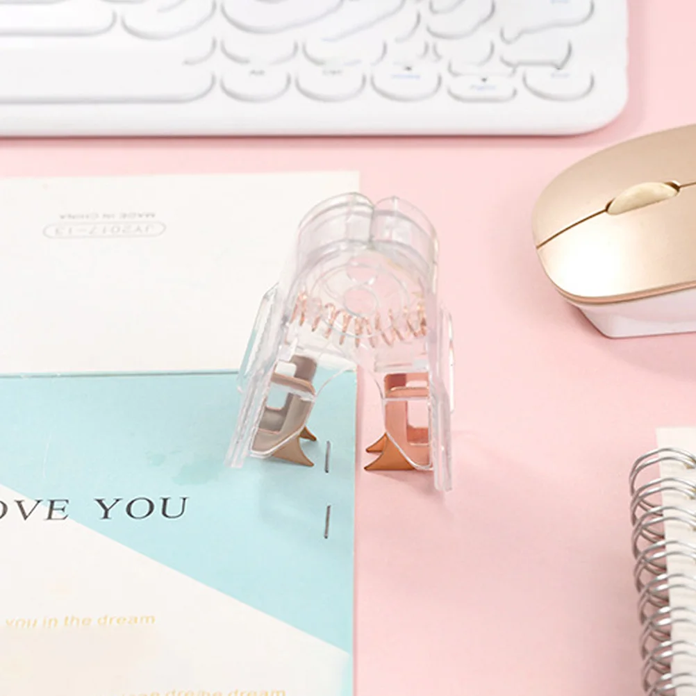 

2pcs Rose Gold Nail Lifter Damage-free Staple Remover Lightweight Compact Office Supplies Practical Plastic Small