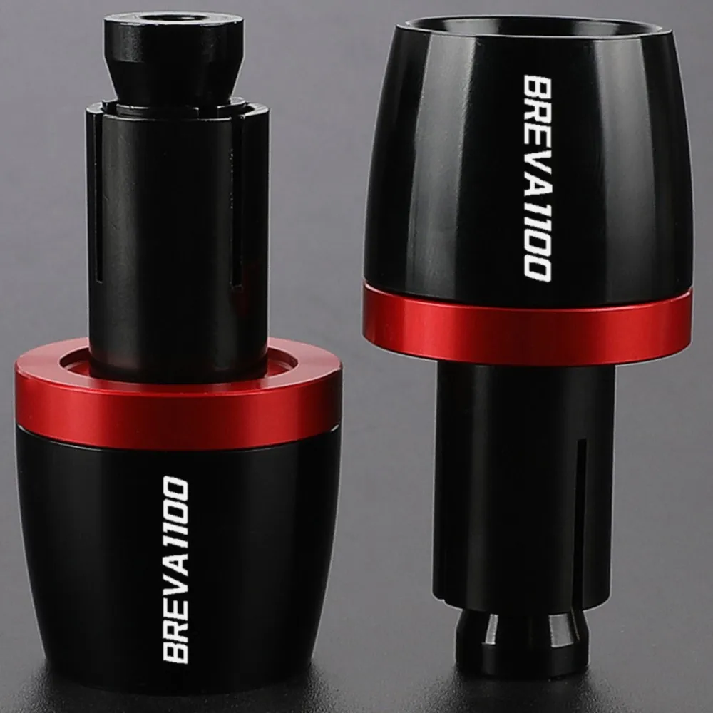 

Handlebar Grips Bar Ends Motorcycle Aluminum For MOTO GUZZI BREVA1100 2006 2007 2008 Slider CNC Handle Bars BREVA 1100 Universal