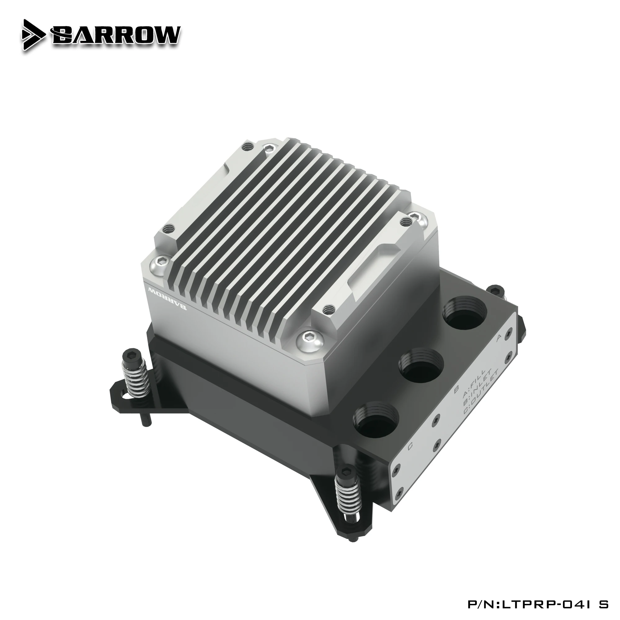 Imagem -04 - Barrow Cpu Bloco de Água para Ntel 115x 1200 1700 Refrigerador A4mini Case do Computador Usar Bomba Combo Caixa Reservatório Integrado Ltprp04is