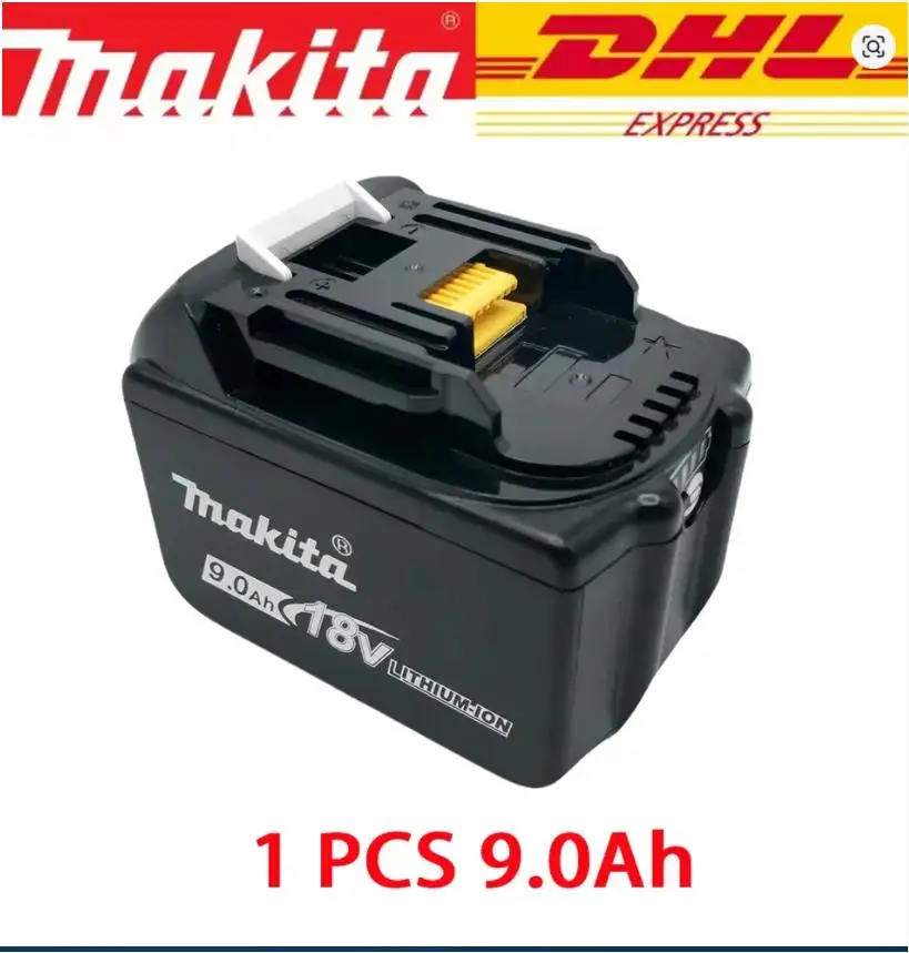 

100% натуральная батарея/18 В/Makita 9 Ач Makita 18 В BL1840 BL1830B BL1850B BL1850 BL1860 BL1815, сменная литиевая батарея