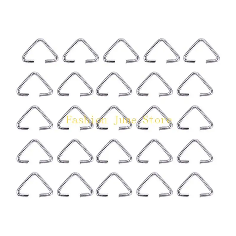 

N5KA 600 шт., принадлежности для ювелирных изделий, прочные треугольные разъемы из нержавеющей стали, аксессуары для сережек и