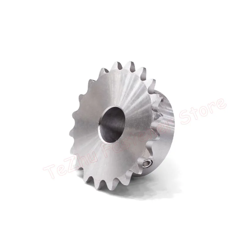 1pc 22-30Teeth 04C 304 Stainless Steel Industrial Drive Sprocket Wheel Chain Gear 22 23 24 25 26 27 28 29 30 Teeth Bore 8-25mm