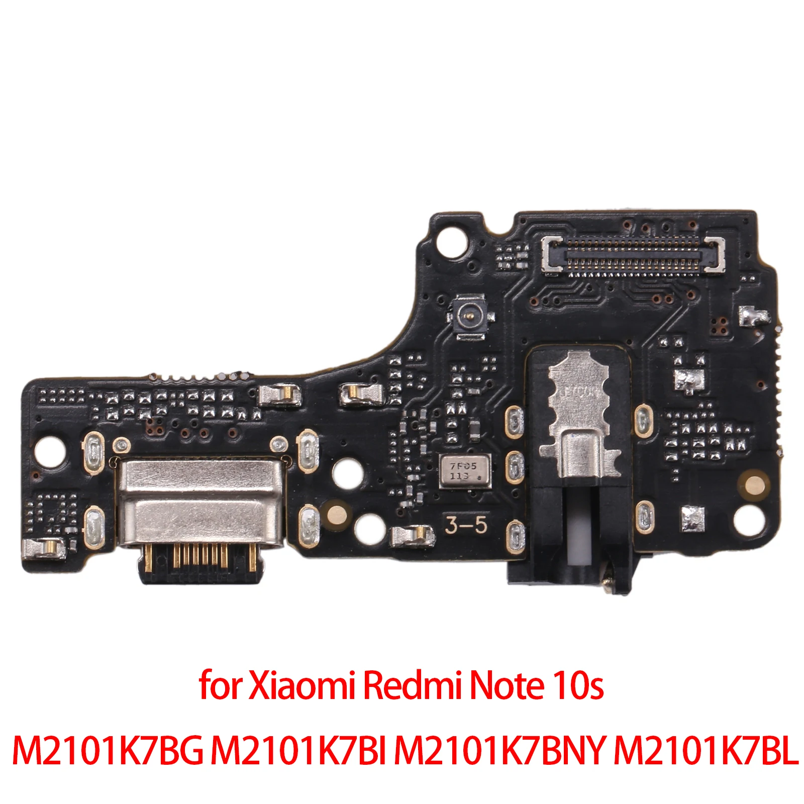 

for Xiaomi Redmi Note 10s USB Charging Port Board for Xiaomi Redmi Note 10s M2101K7BG M2101K7BI M2101K7BNY M2101K7BL