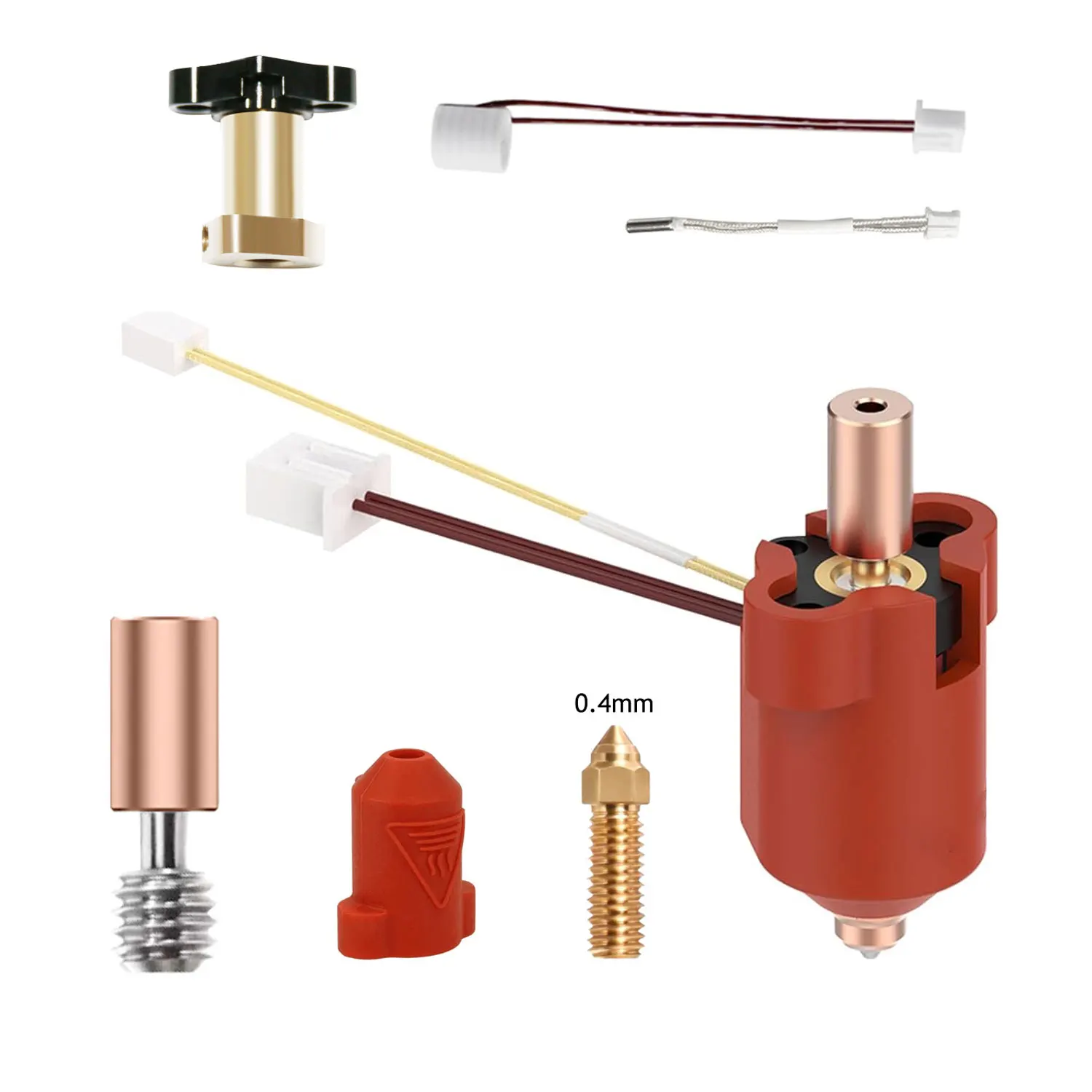 Hotend Kit For Creality K1 Max 3D Printer Ceramic Heating Head Kit 300°C High Tem  Compatible with  K1/K1 Max 3D Printer