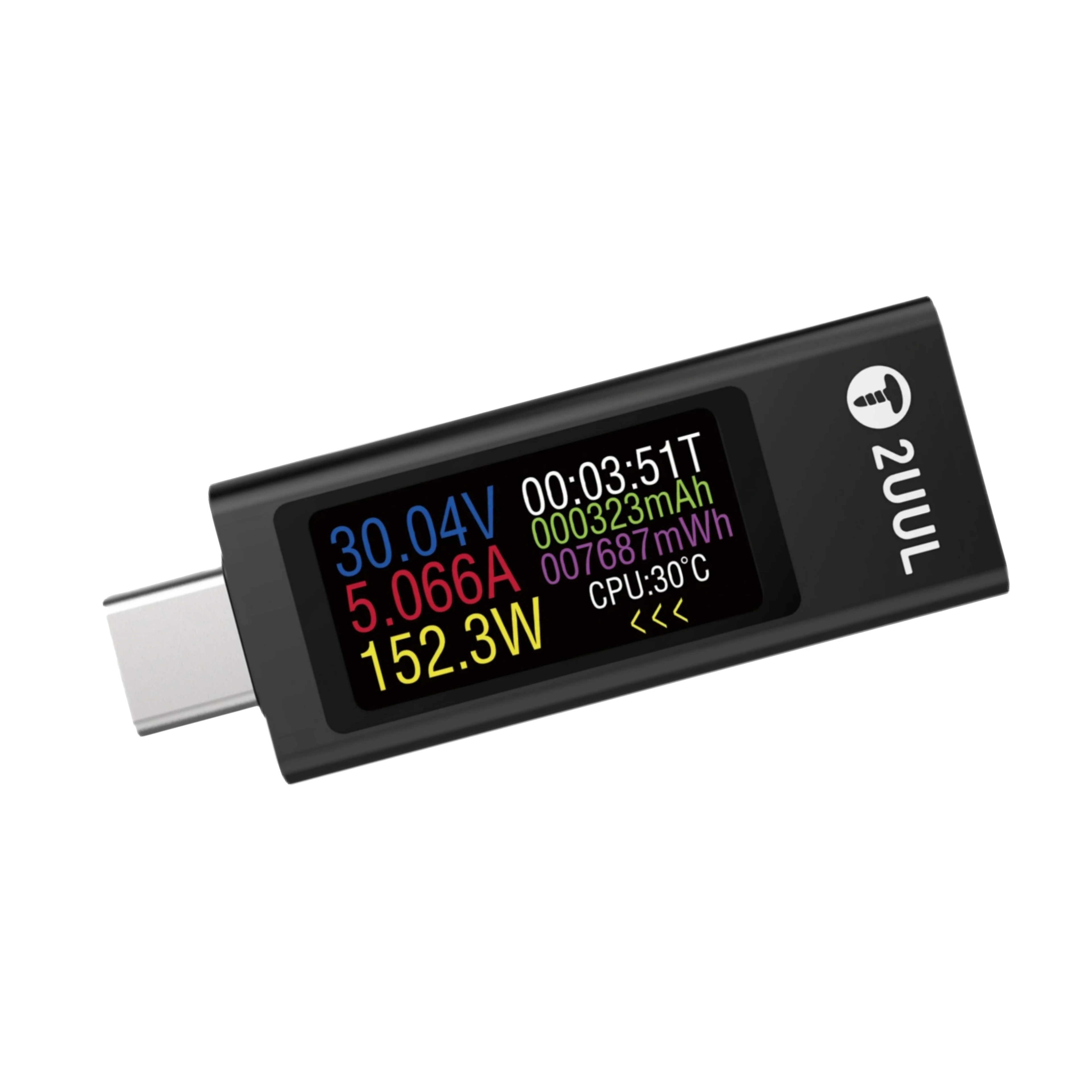 

30V 12A Digital Display Type-C Charging Tester Current Voltage Detector for iPhone Samsung Oppo Repair