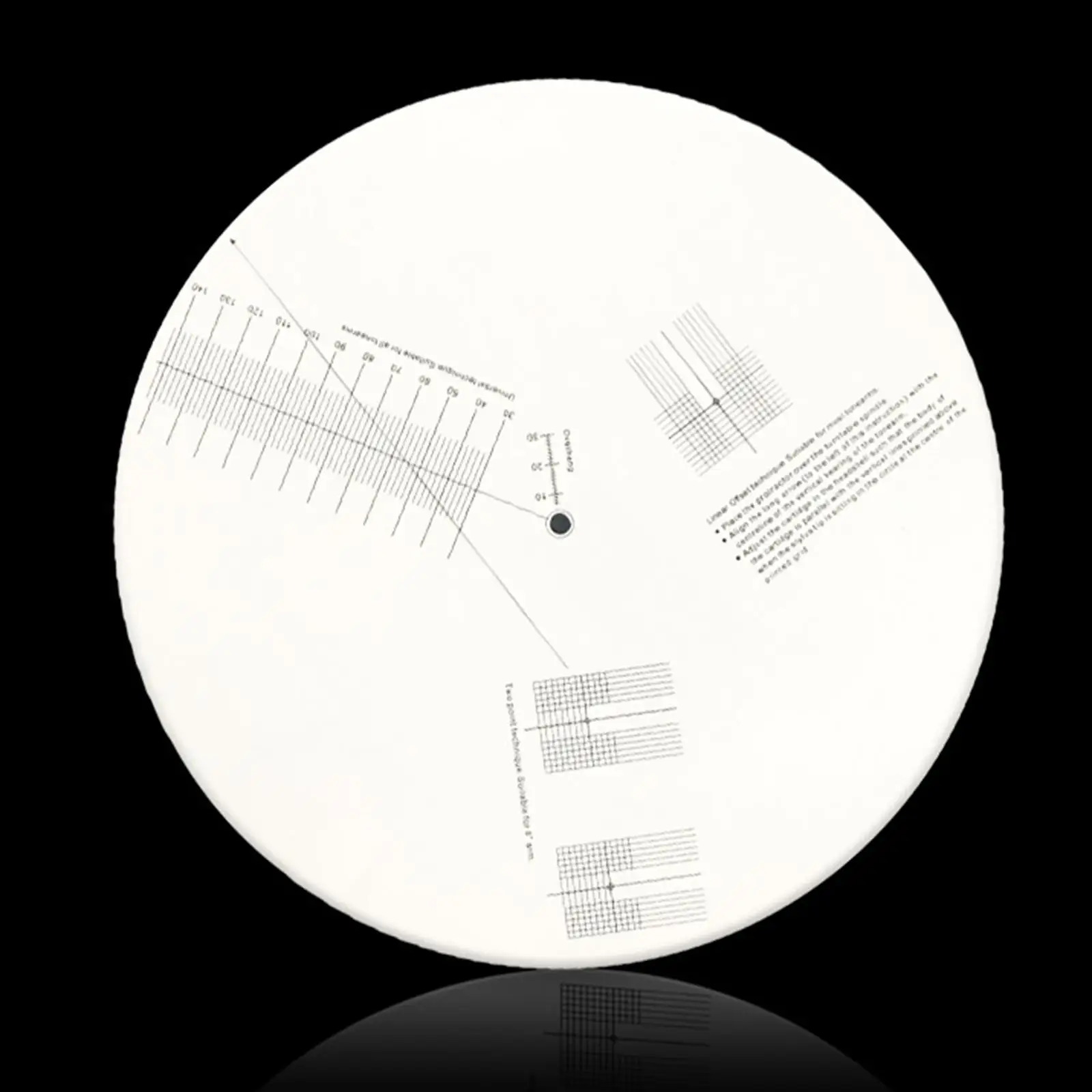 

Акриловый противоскользящий калибровочный коврик-транспортир для настройки стилуса проигрывателя виниловых пластинок