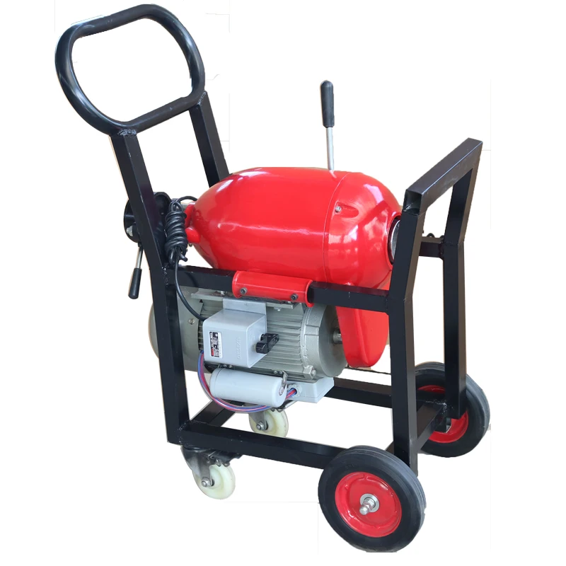 4000W Professional Outdoor Large-scale Sewer Pipe Dredging Machine 1200 large electric Hand Push Type Automatic Pipe Cleaning Ma