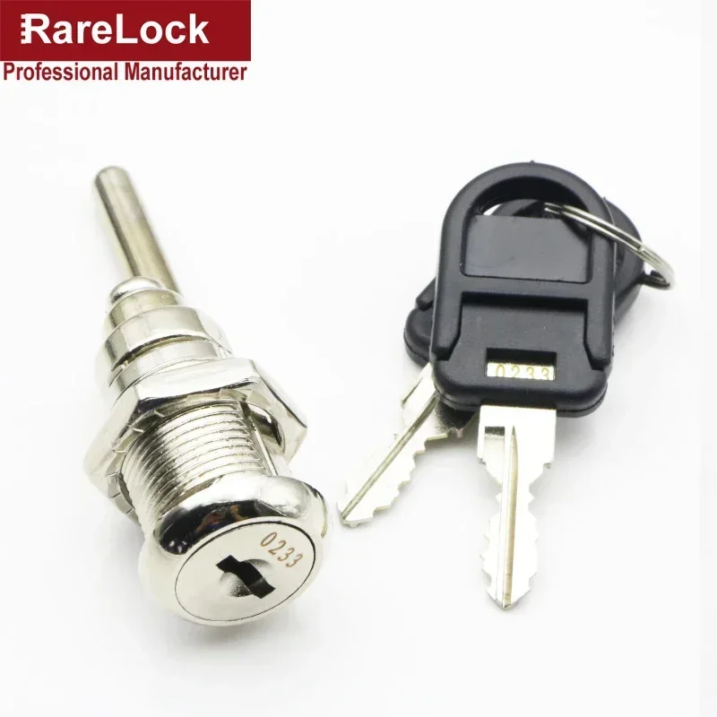 Cabinet Drawer Lock with 2 Keys Keyed Different for Door Mailbox Cabinet Box Furniture Hardware Rarelock MMS352 G1