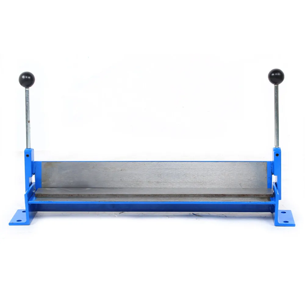 Herramienta Manual Moderna para Doblar Láminas Metálicas Azul y Plateada, Acero Q235 + Revestimiento en Aerosol Resistente a Arañazos para Talleres Familiares