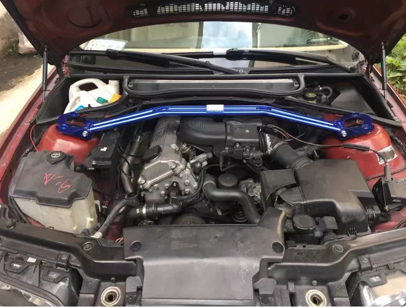 Front Upper Stabilizer Strut Bar For BMW 3 Series (E46) 1998-2006 Engine STB Strut Tower Brace Suspension
