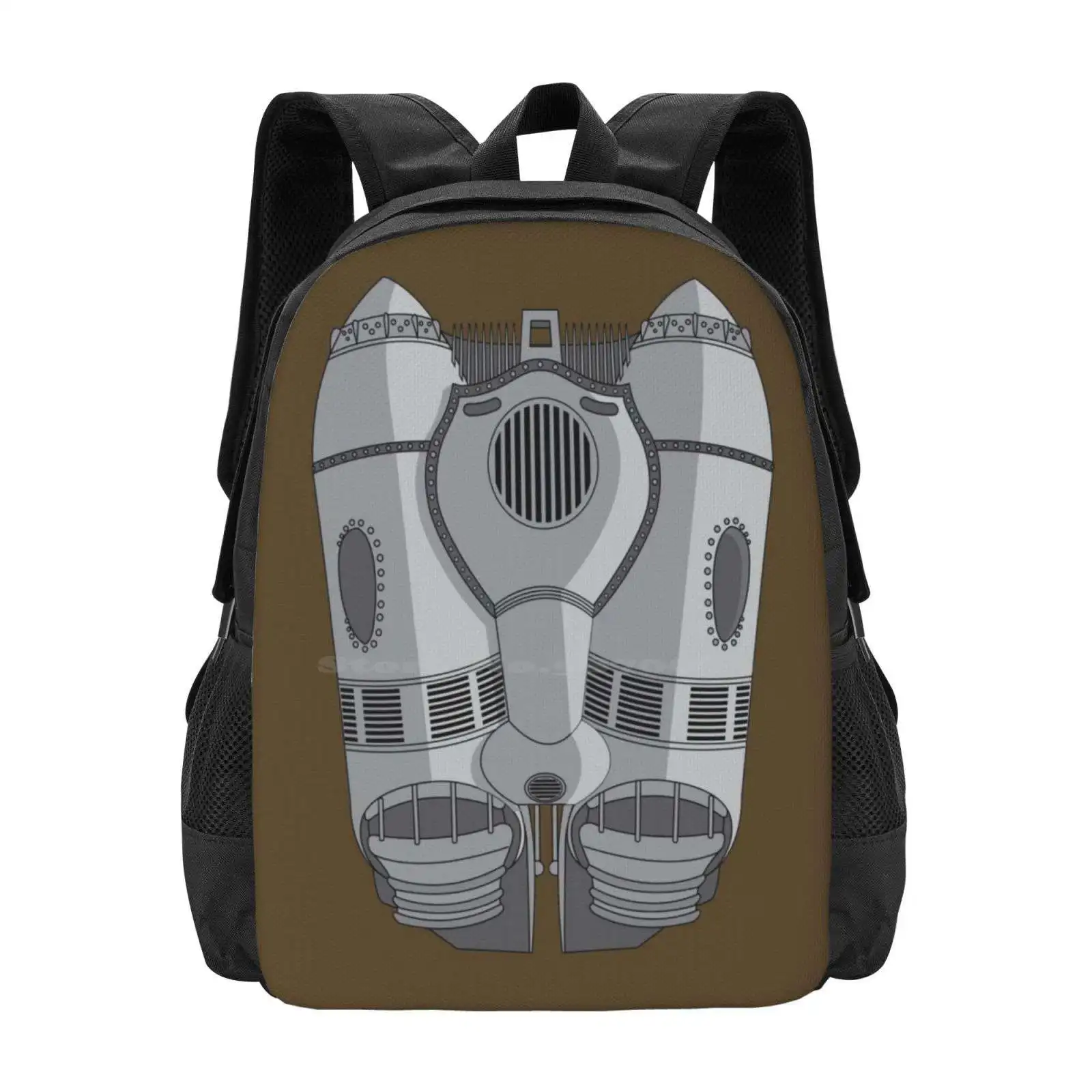 Rocketeer Jetpack School Bags Travel Laptop Backpack Rocketeer Jetpack Pilot Steampunk Retro Rocketpack Space Future Sci Fi