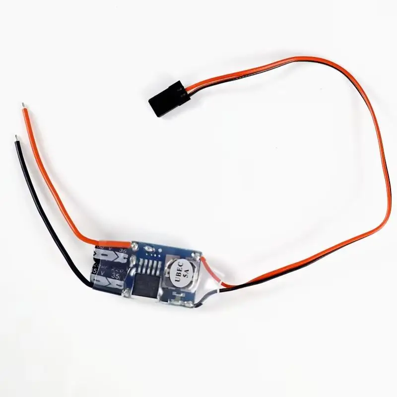 Regulador de Voltaje UBEC de 5V 3A 5A 7A 15A con Protección Completa Antiinterferencias para Drones FPV RC, Fuente de Alimentación Externa para Receptor