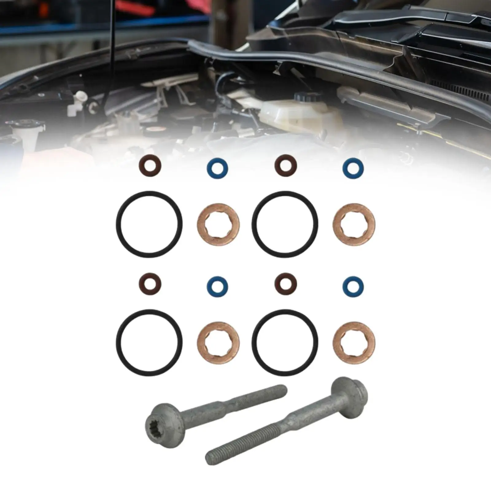 Injector Bolt Washer Set A2C59513554 Injector Clamp Washer Fittings Replaces for Skoda Superb II Kombi 3T5 1.6 Tdi 105 PS