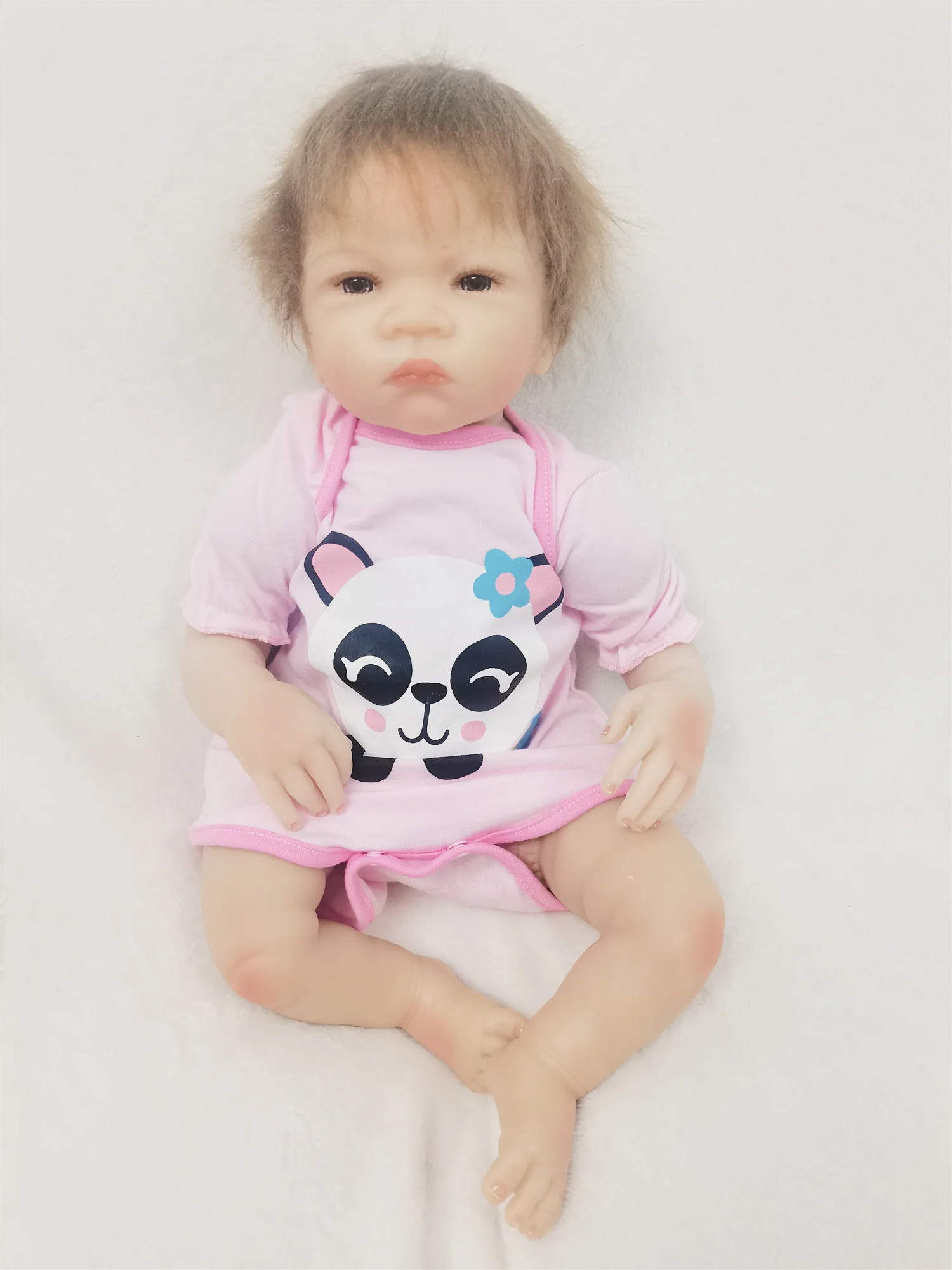 Reborn Baby Doll Girl Popular Limited Edition Newborn Lifelike Soft Real Touch Cuddly Silicone Vinyl Toys For Girl Boy Xmas Gift